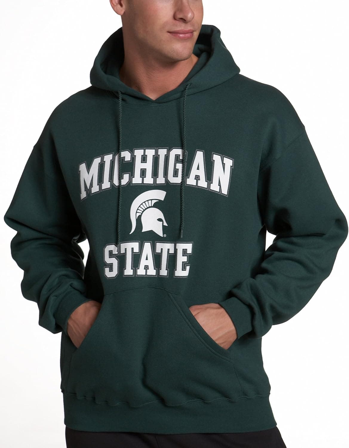 NCAA Michigan State Spartans Hoodie With Arch and Mascot