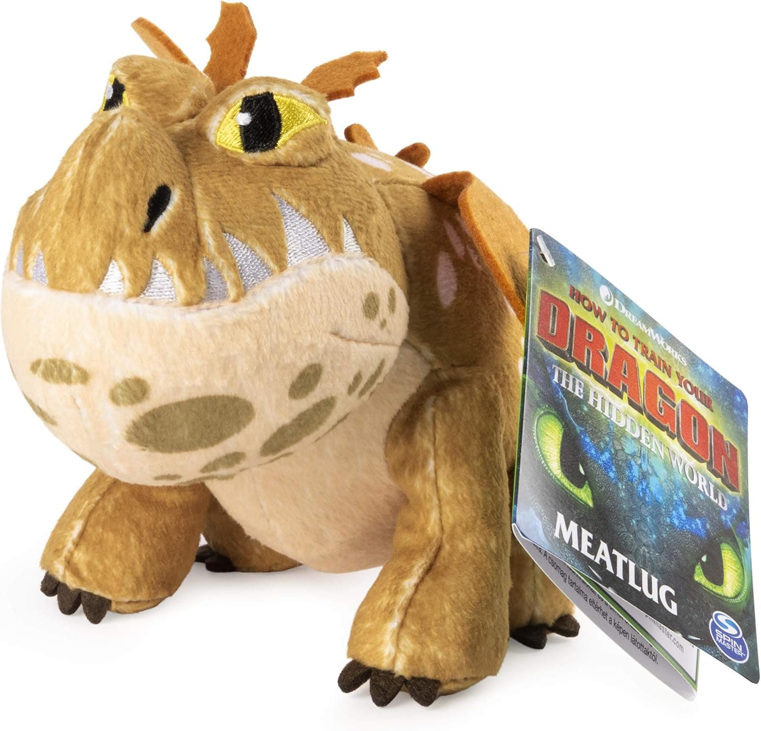 Dreamworks Dragons, Meatlug 8" Premium Plush Dragon, for Kids Aged 4 & Up