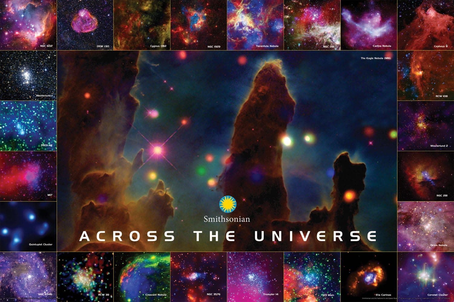 Aquarius Smithsonian Across The Universe Poster, 24 by 36-Inch