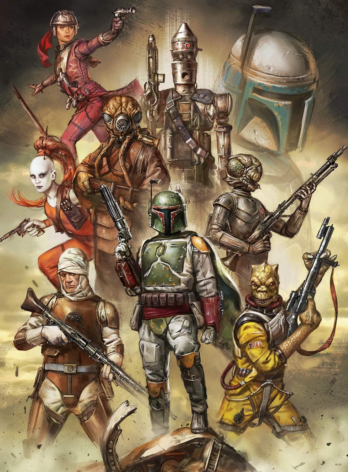 Buffalo Games - Star Wars - Scum and Villainy - 1000 Piece Jigsaw Puzzle