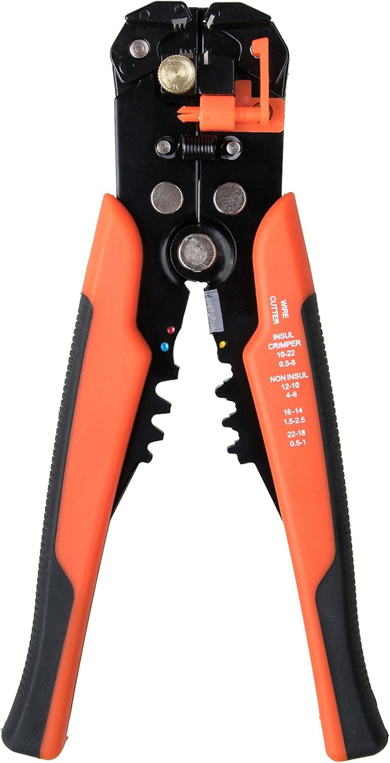 JDYYICZ- Wire Stripping Tool with Self-adjusting Jaws - Automatic Wire Stripper Cutter Crimper - Professional Precision Multi-Function Hand Tool