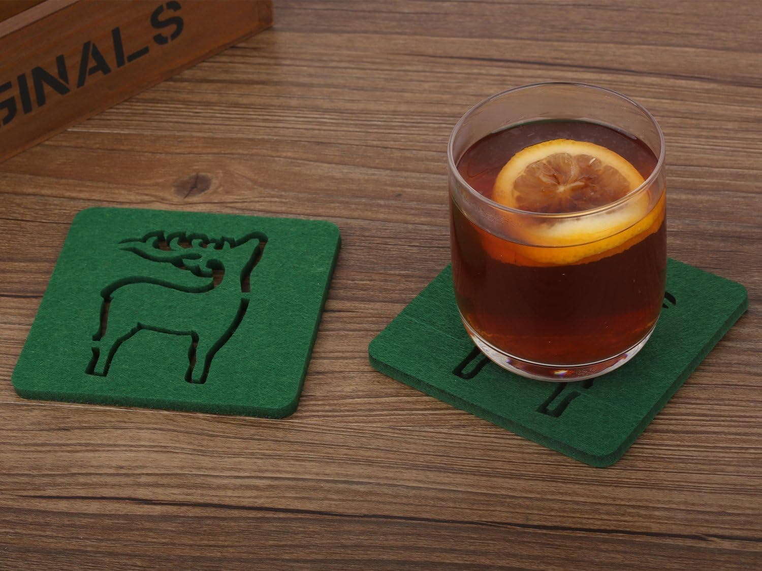 Dulce Cocina Christmas Count Down Sale - Christmas Coasters 4 Pack - Xmas Decoration