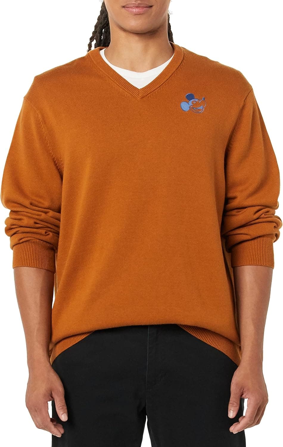 Amazon Essentials Disney | Marvel | Star Wars Men's V-Neck Sweaters