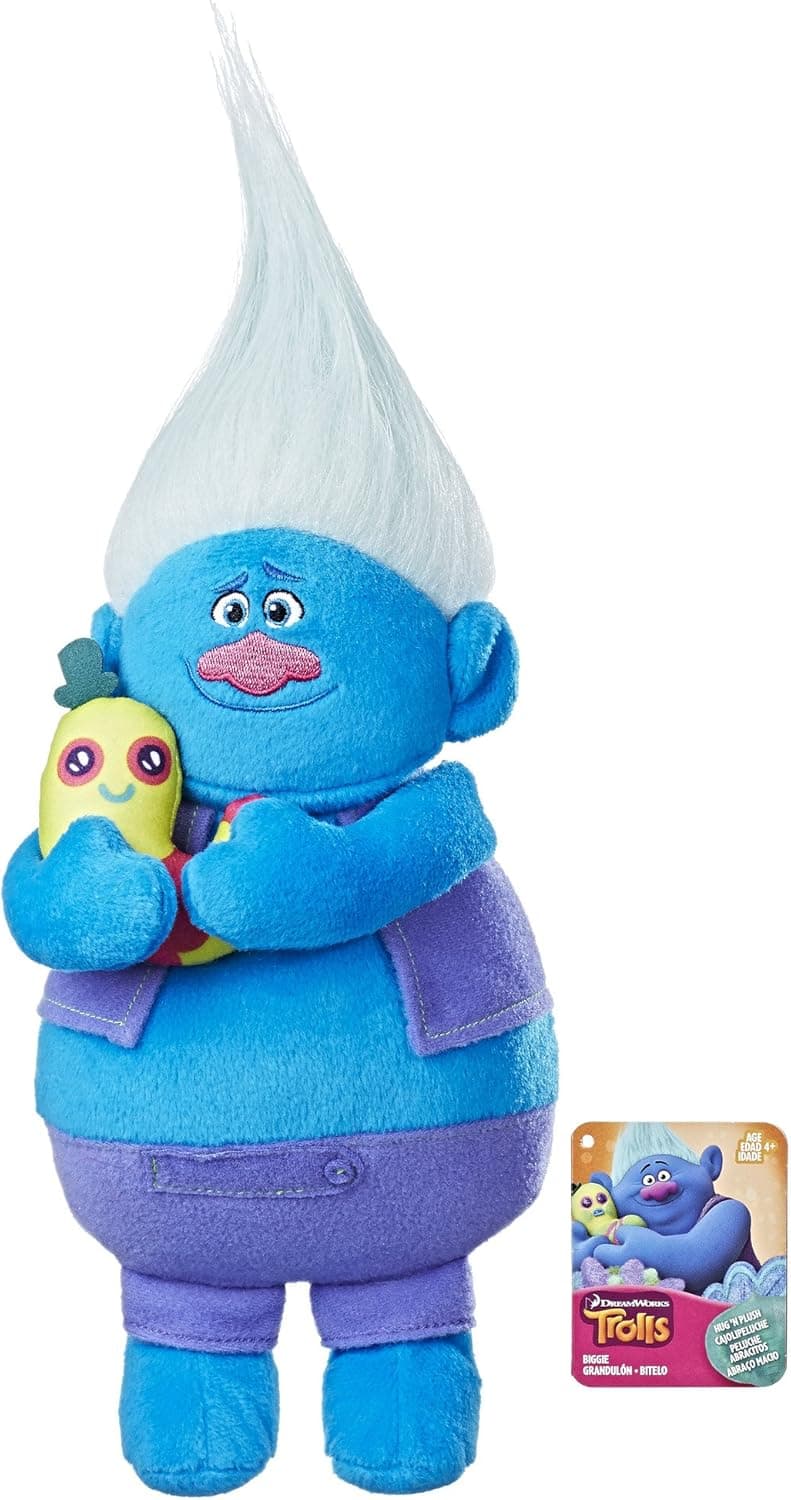 Trolls DreamWorks Biggie Hug 'N Plush Doll