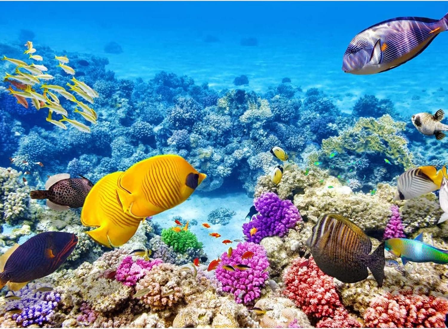 1000 Pieces Puzzles for Adults Jigsaw Puzzles Undersea World Challenging Puzzle Large Difficult Fish Animals Puzzles Kids DIY Toys Gift for Home Decor