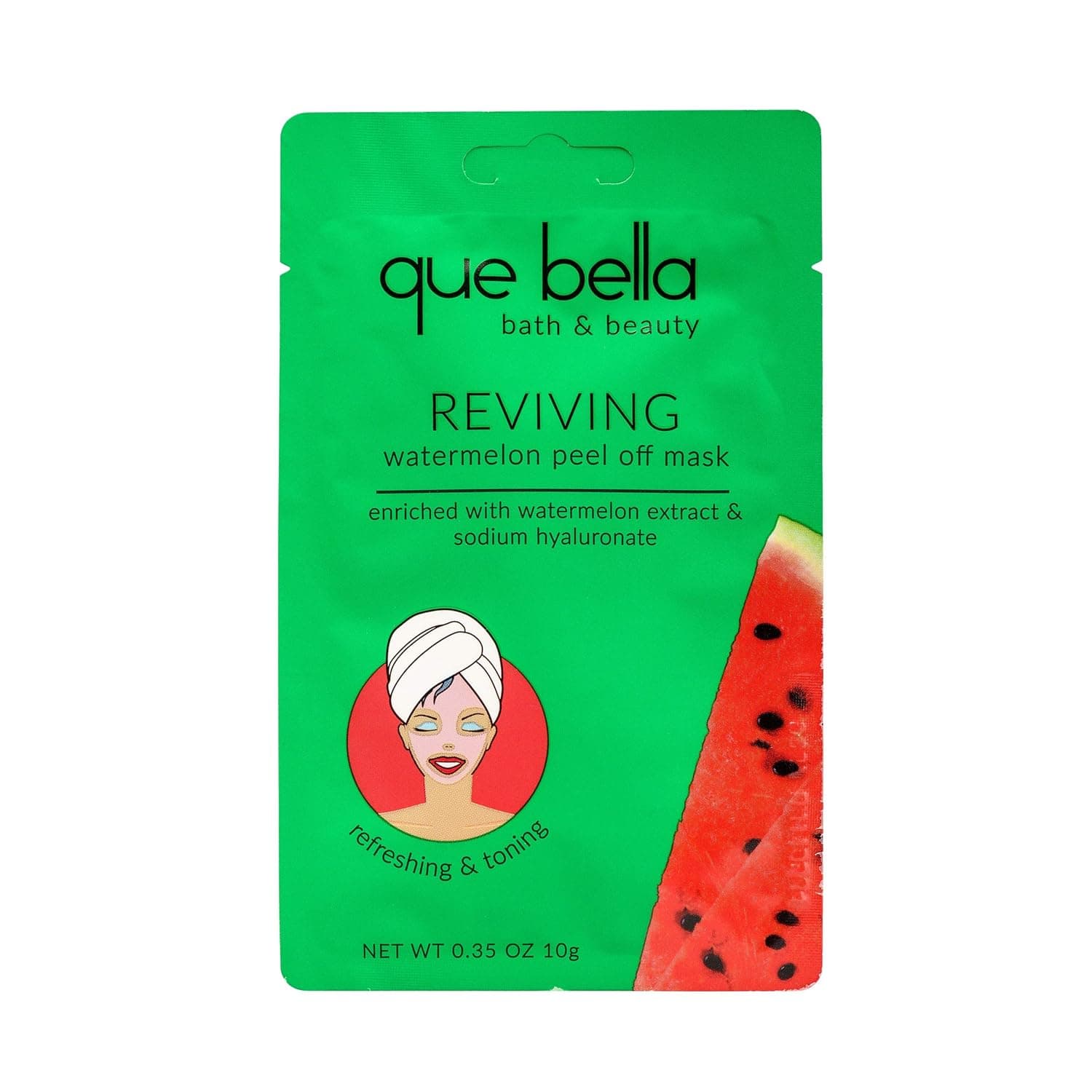 Que Bella Face Mask Pamper Pack Gift Set - Includes 6 Face Masks in a Gift Bag