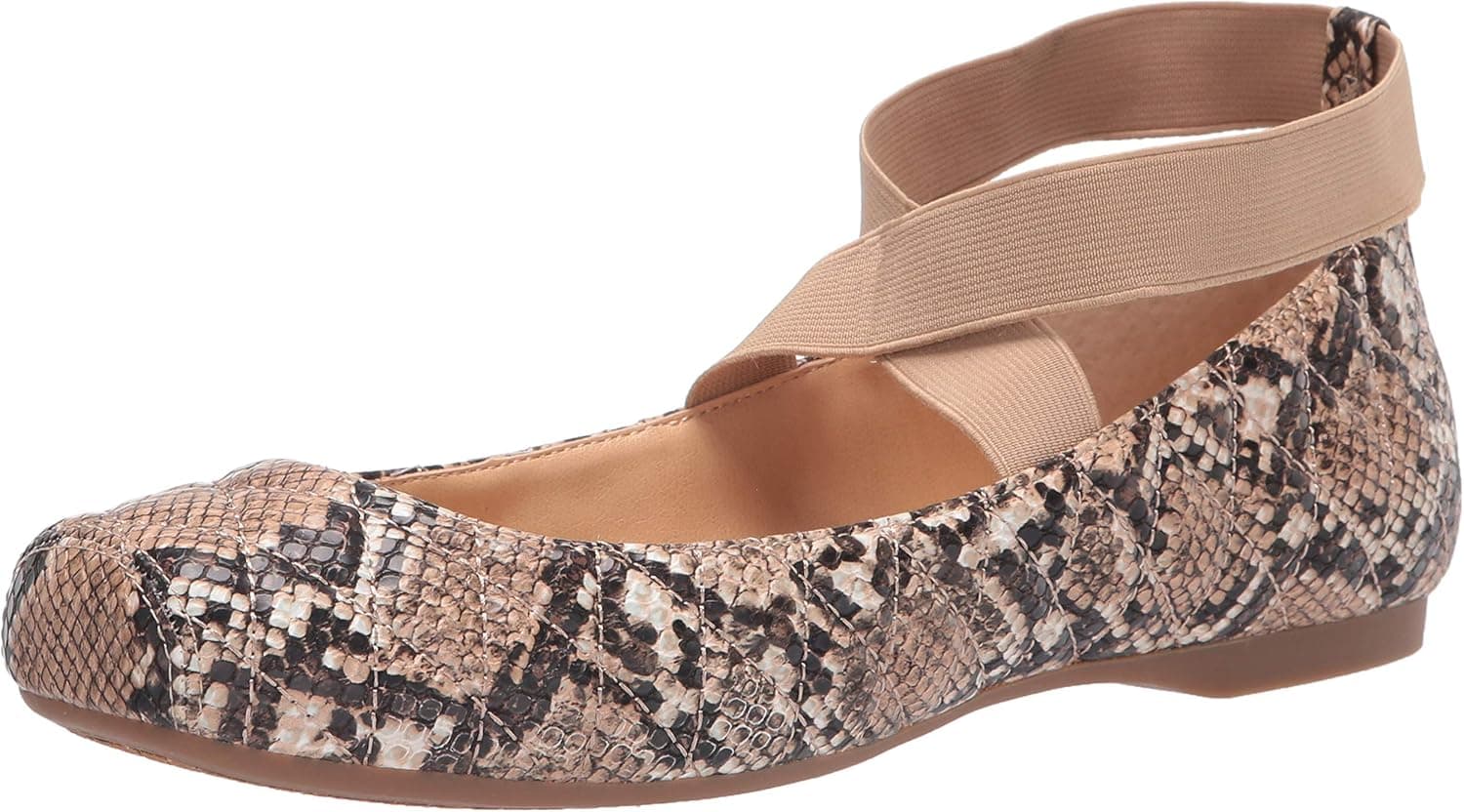 Jessica Simpson Women's Mandalaye Square Toe Ankle-Wrap Ballet Flats