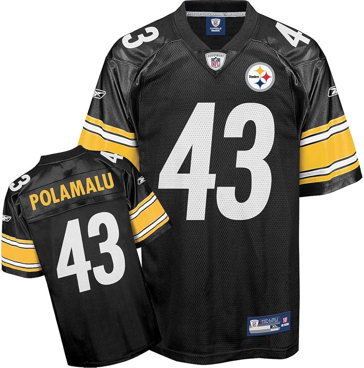 Reebok Polamalu Black Steelers R