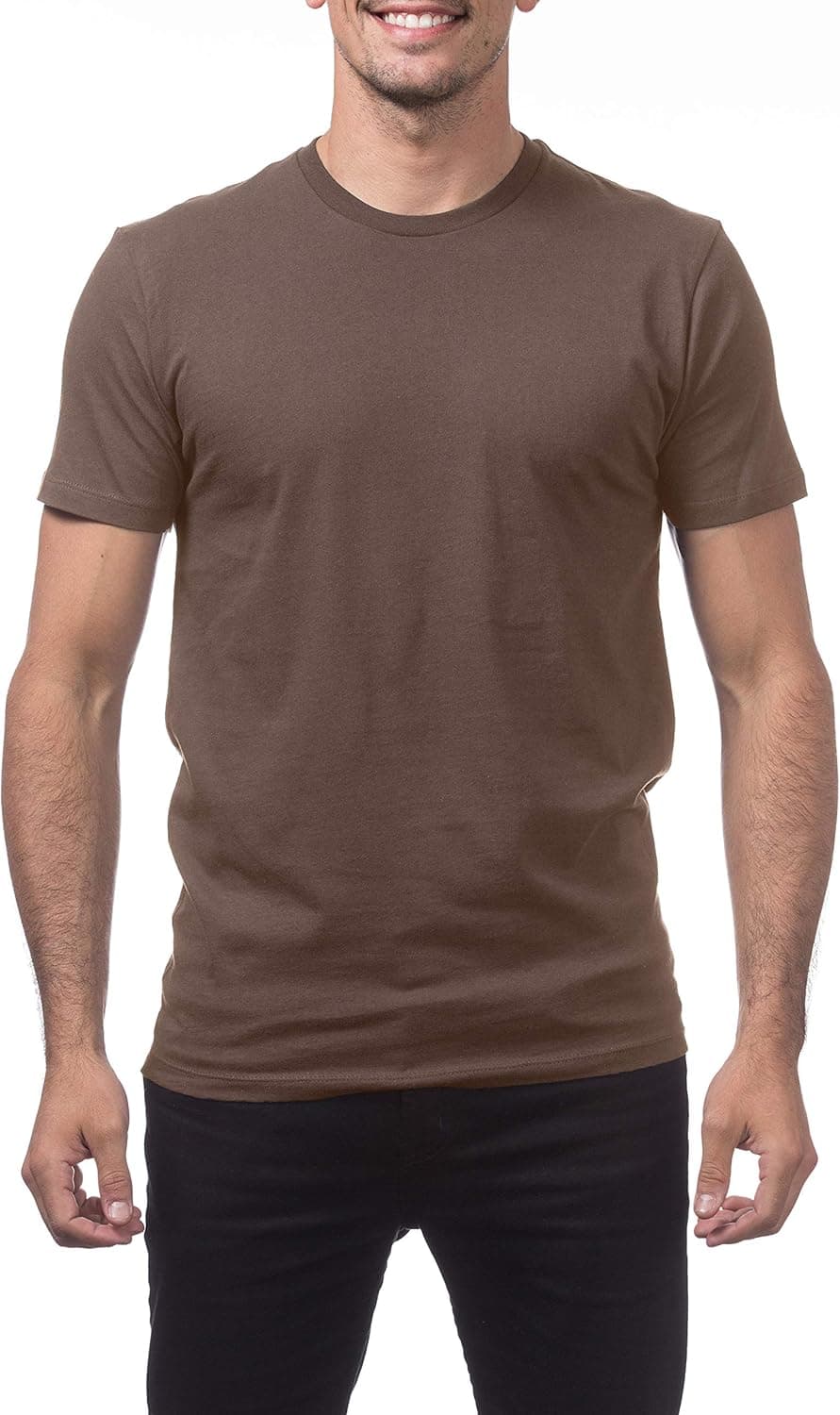 Pro Club Men's Premium Lightweight Ringspun Cotton Short Sleeve T-Shirt