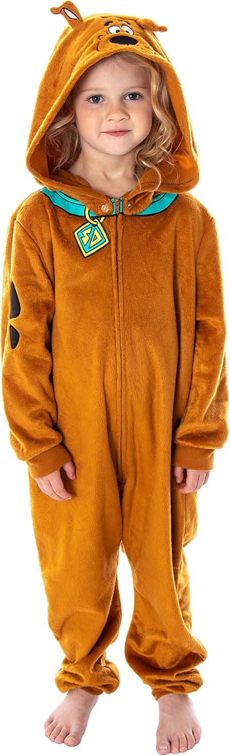 INTIMO Scooby Doo Toddler Kids I Am Scooby One-Piece Costume Pajama Sleeper Union Suit
