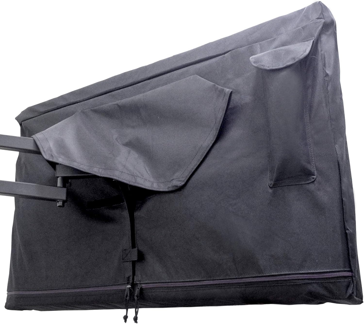 Outdoor TV Cover 30-32 inch -WITH ZIPPER, Weatherproof, Waterproof 360 degrees protection, Soft Non Scratch Interior - Black