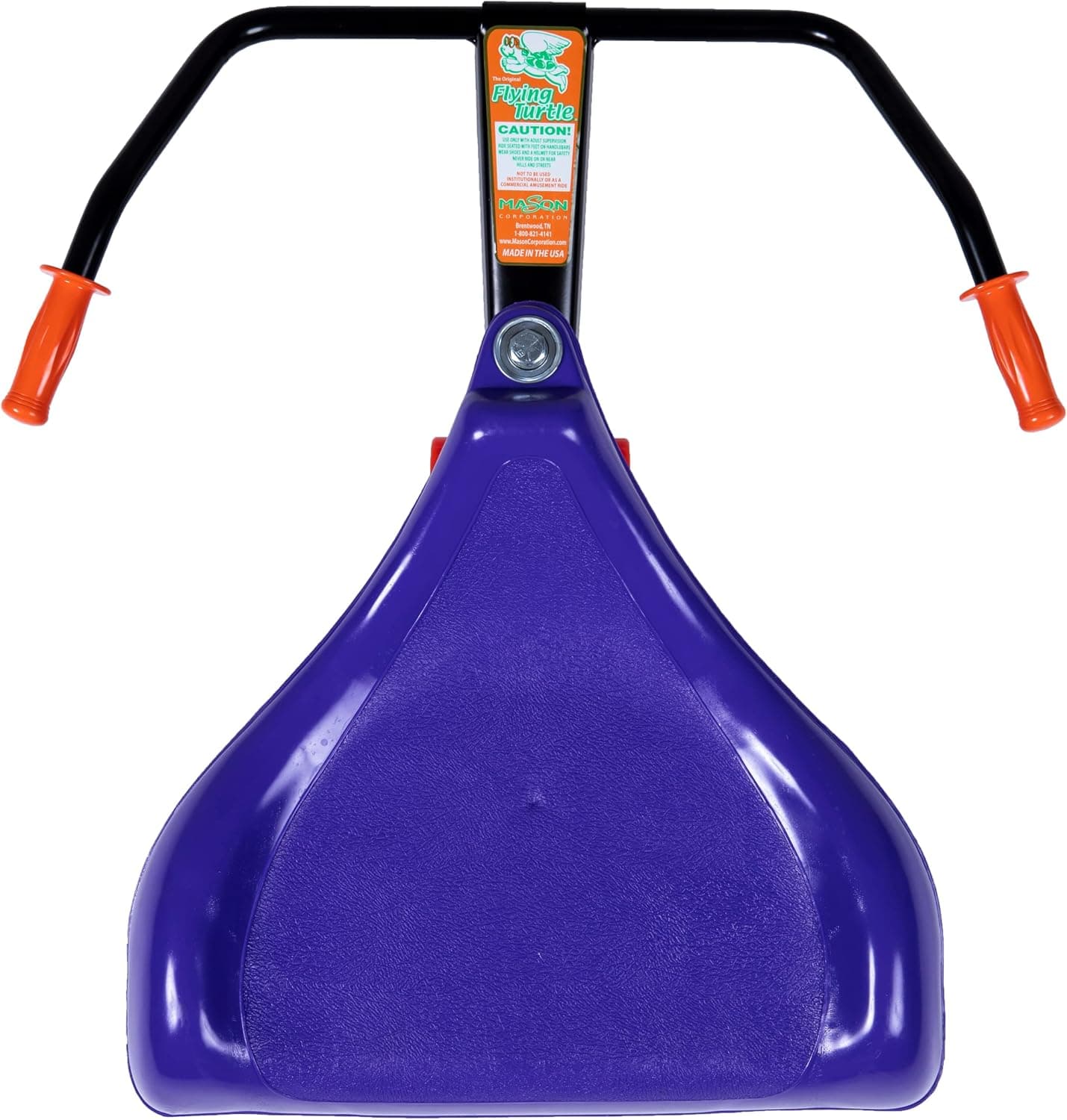 Roller Racer The Original Flying Turtle Sit Skate, Kid Powered, No Motor, Pedals, Batteries, Power by Zig zag Motion, Promotes Active Play in or Outdoors, Non-marring Skate Wheels, Purple (92186)