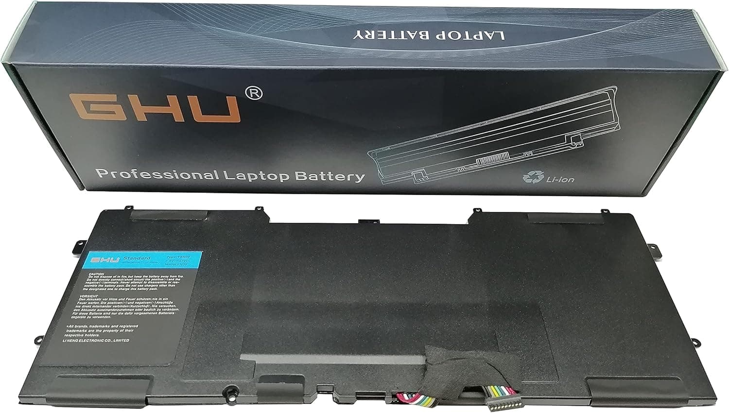 GHU New 7.4v 47WH Y9N00 Laptop Battery Compatible with Dell XPS12 XPS13 XPS13-l322x XPSL321x Dell XPS12 (9Q23) 13 (L321X) 489XN WV7G0 C4K9V PKH18