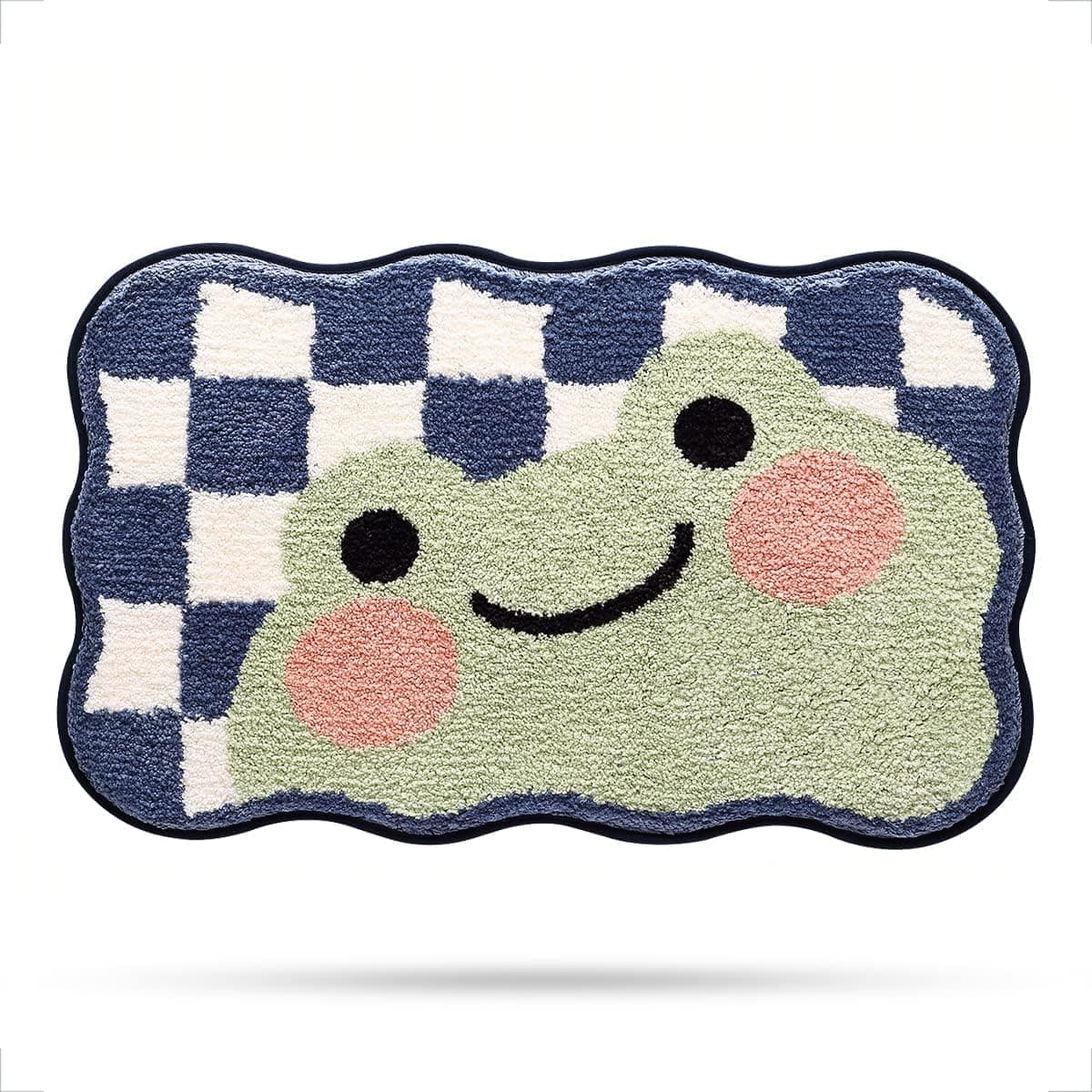Animal Bathroom Rug Mat, Extra Soft Absorbent Bath Rug, Non-Slip Comfortable Bath Mat, Carpet for Tub, Shower, Bath Room, Machine Wash Dry, 20"x31", Frog