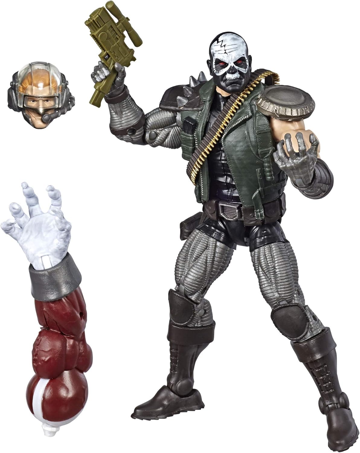 Marvel Hasbro Legends Series 6" Collectible Action Figure Skullbuster Toy (X-Men Collection) – with Caliban Build-A-Figure Part
