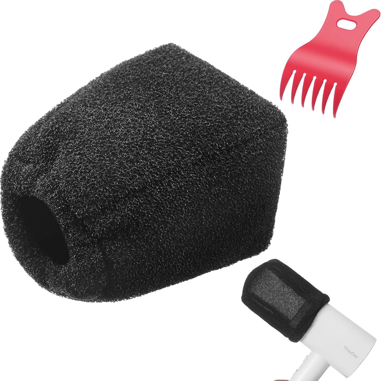 Hair Blow Dryer Sock Sponge Diffuser Sock for Hair Dryer Hot Sock Diffuser with Comb for Hairstyling Accessories