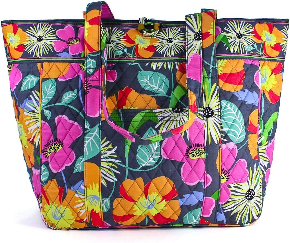 Vera Bradley Large Laptop Tote Jazzy Blooms