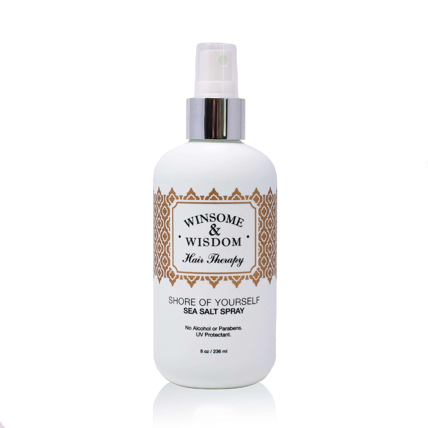 Shore of Yourself Texture Spray For Hair Sea Salt 8 oz Curly Beach Wave Women Men Kids Paraben & Alcohol Free UV Protection Winsome & Wisdom Cruelty Free Professional Salon Hair Care Styling Products
