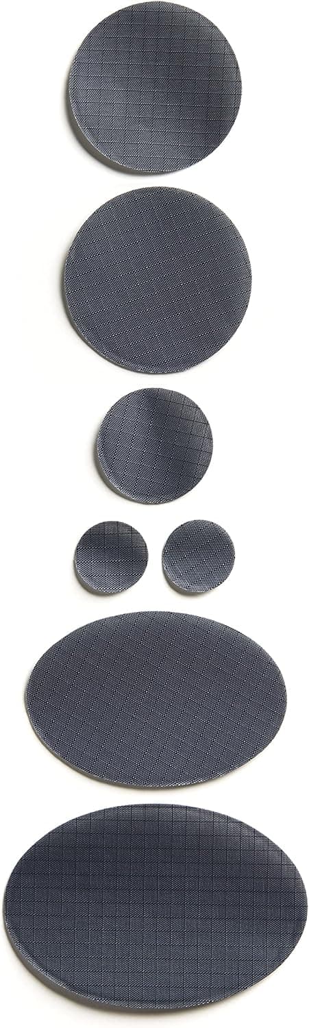 PRO FIX Down Jacket Repair Patches (Self-Adhesive) (Dark Gray)