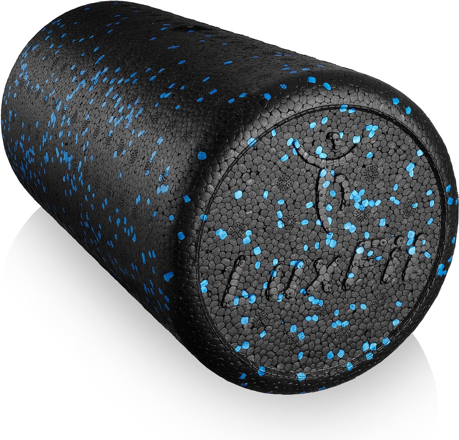 Foam Roller, LuxFit Speckled Foam Rollers for Muscles 3 Year Warranty High Density Foam Roller for Physical Therapy Exercise Deep Tissue Muscle Massage. Back Leg and Body Roller (Blue, 12 Inch)