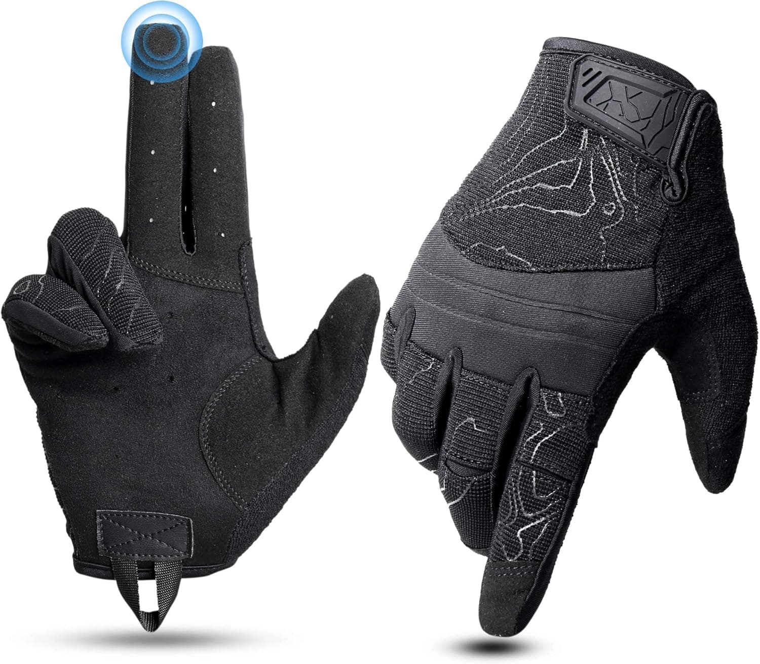 YOSUNPING Full Dexterity Tactical Gloves,Touchscreen Airsoft Gloves for Hiking Camping Paintball