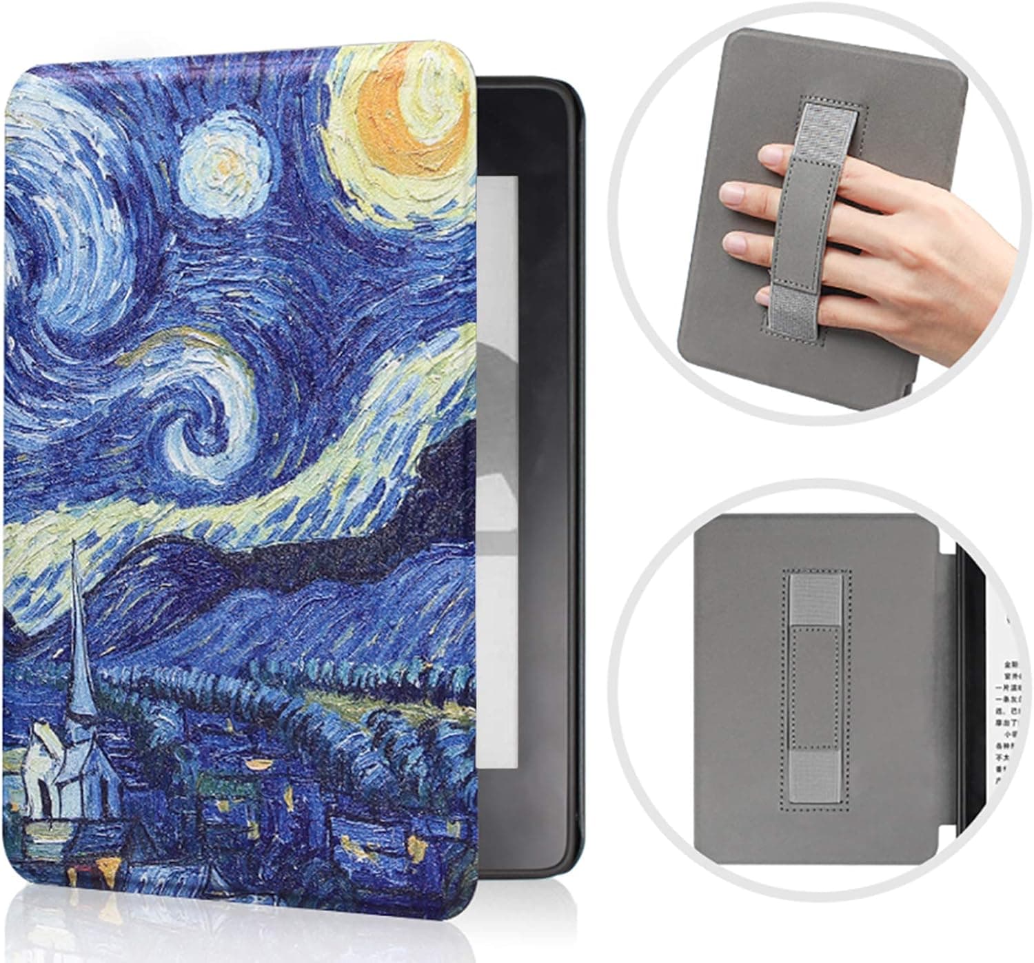 SCSVPN Case for Kindle 10th Generation - 2019 Release(Model No.: J9G29R) - Slim Premium PU Leather Smart 6‘’ Cover with Hand Strap, Auto Sleep/Wake - [NOT Fit Kindle Paperwhite or Kindle Oasis]