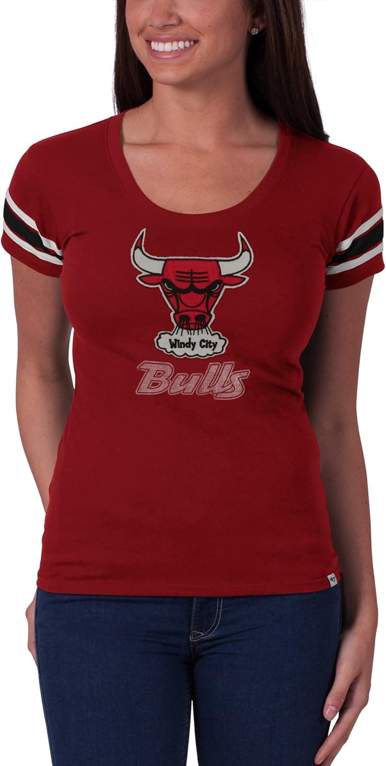 NBA '47 Women's Off Campus Scoop Neck Tee