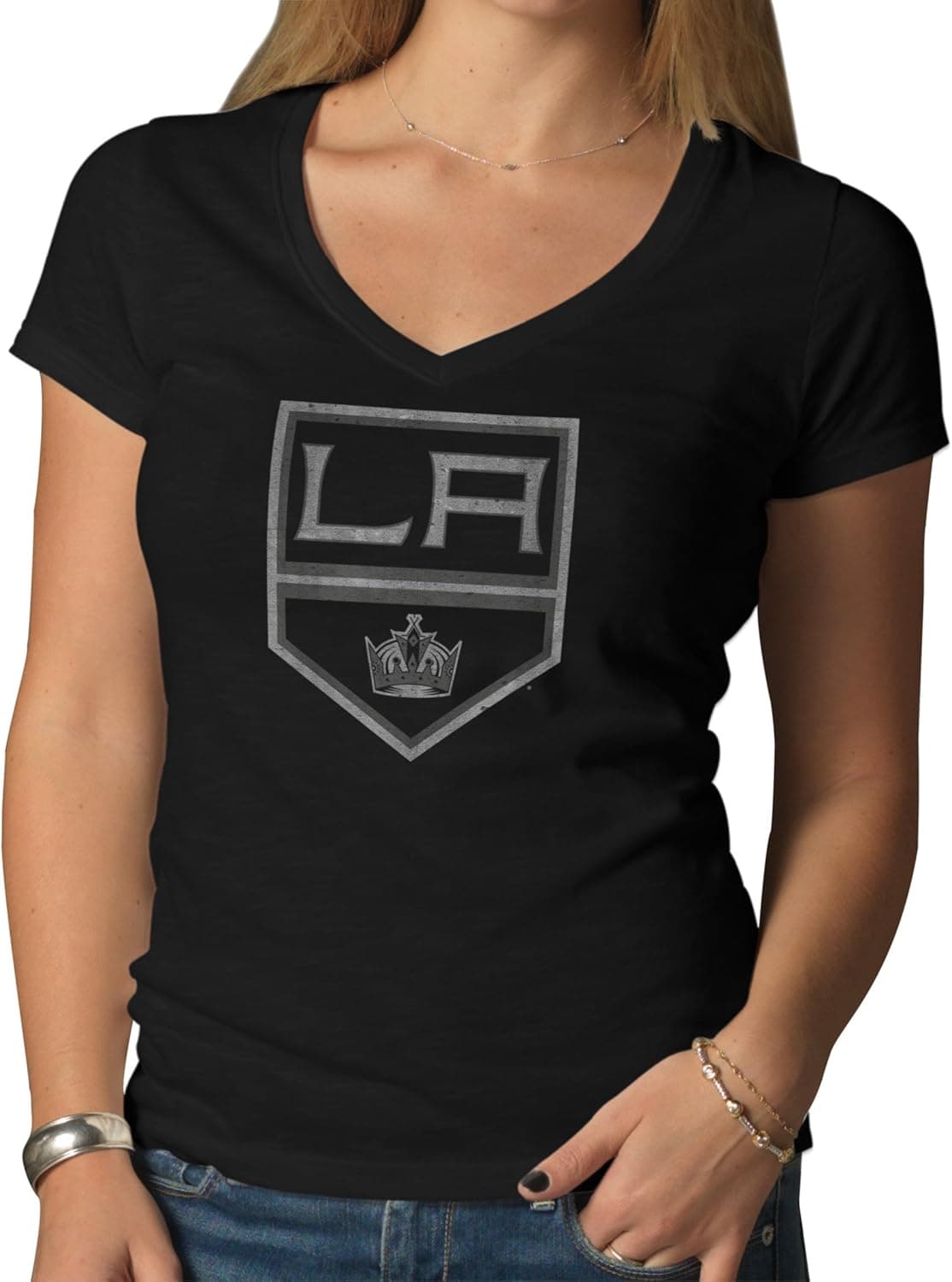 NHL '47 Brand Women's V-Neck Scrum Tee