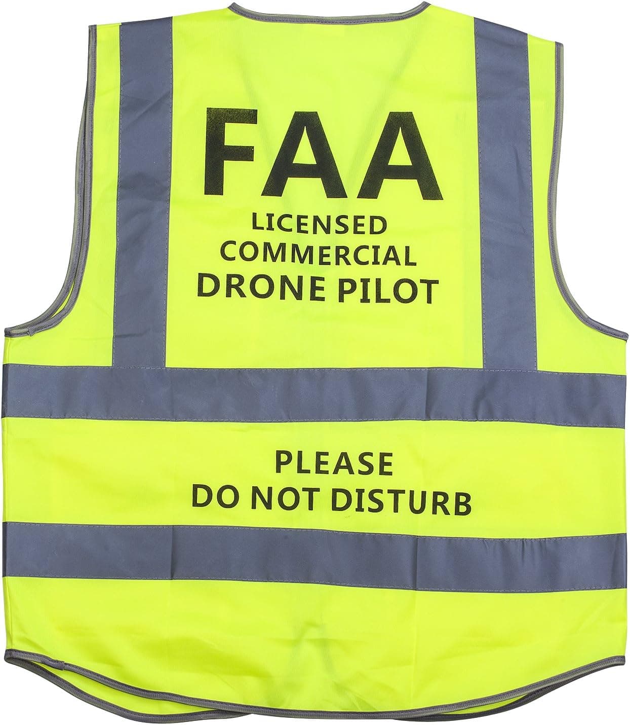 MYRIANN Drone Safety Reflective Vest with Commercial Drone Pilot Please Do Not Disturb,Compatible with DJI Inspire,DJI Phantom 3 4, DJI Mavic Pro Holy Stone DBPOWER MJX Force1 Drone