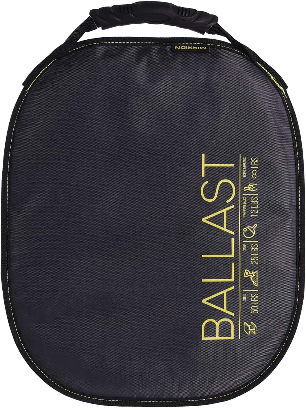 MISSION Boat Gear DIY Ballast Bag with 50lb Steel Shot Capacity for Wakesurfing