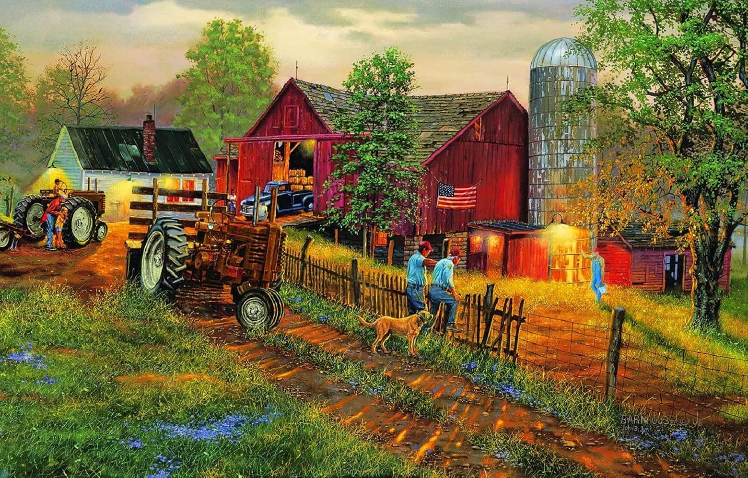 SUNSOUT INC America's Heartland 300 pc Jigsaw Puzzle