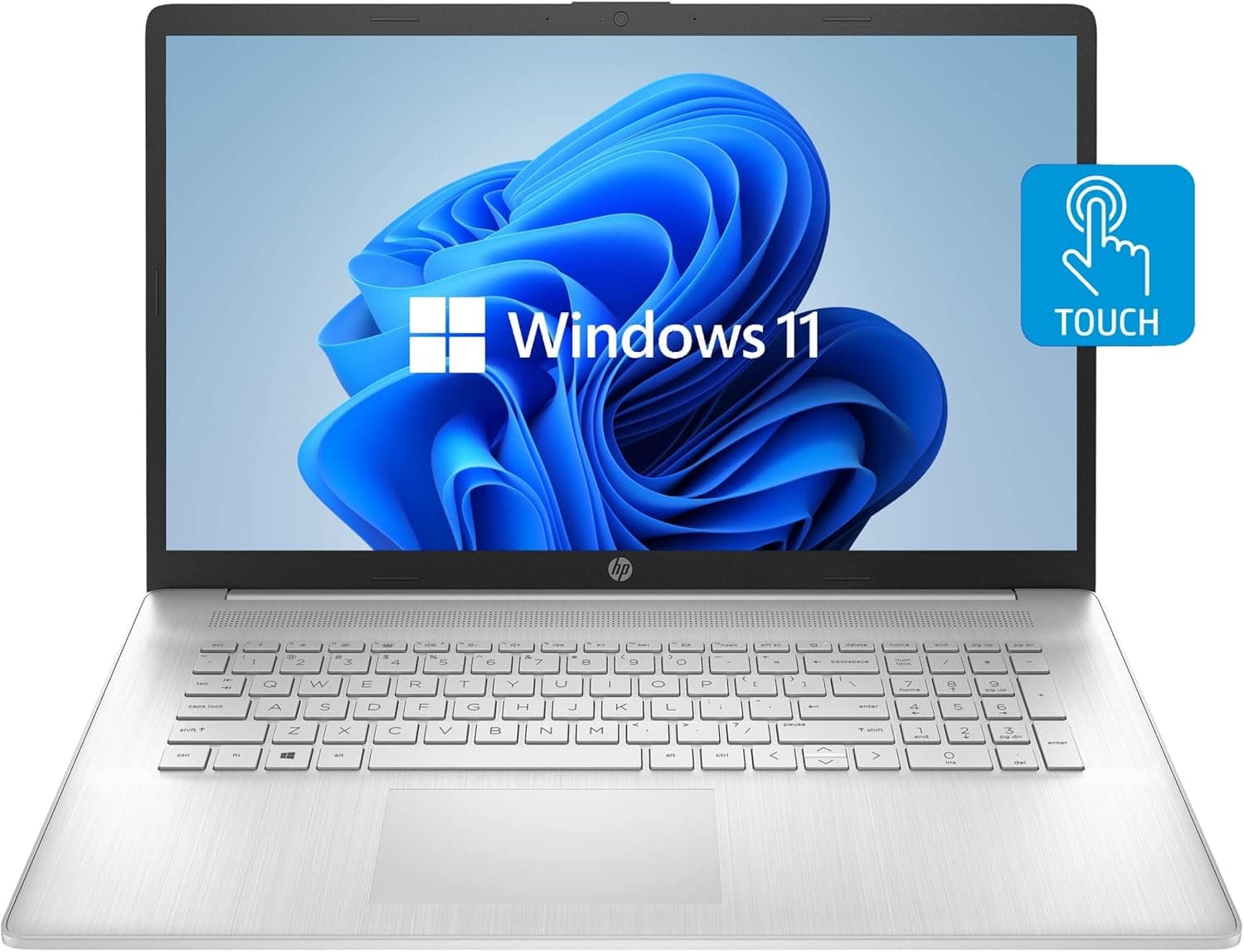 HP Newest 17t Laptop, 17.3'' HD+ Touchscreen, Intel Core i7-1165G7 Processor, 64GB DDR4 RAM, 1TB PCIe SSD, Backlit Keyboard, HDMI, Windows 11 Home, Silver