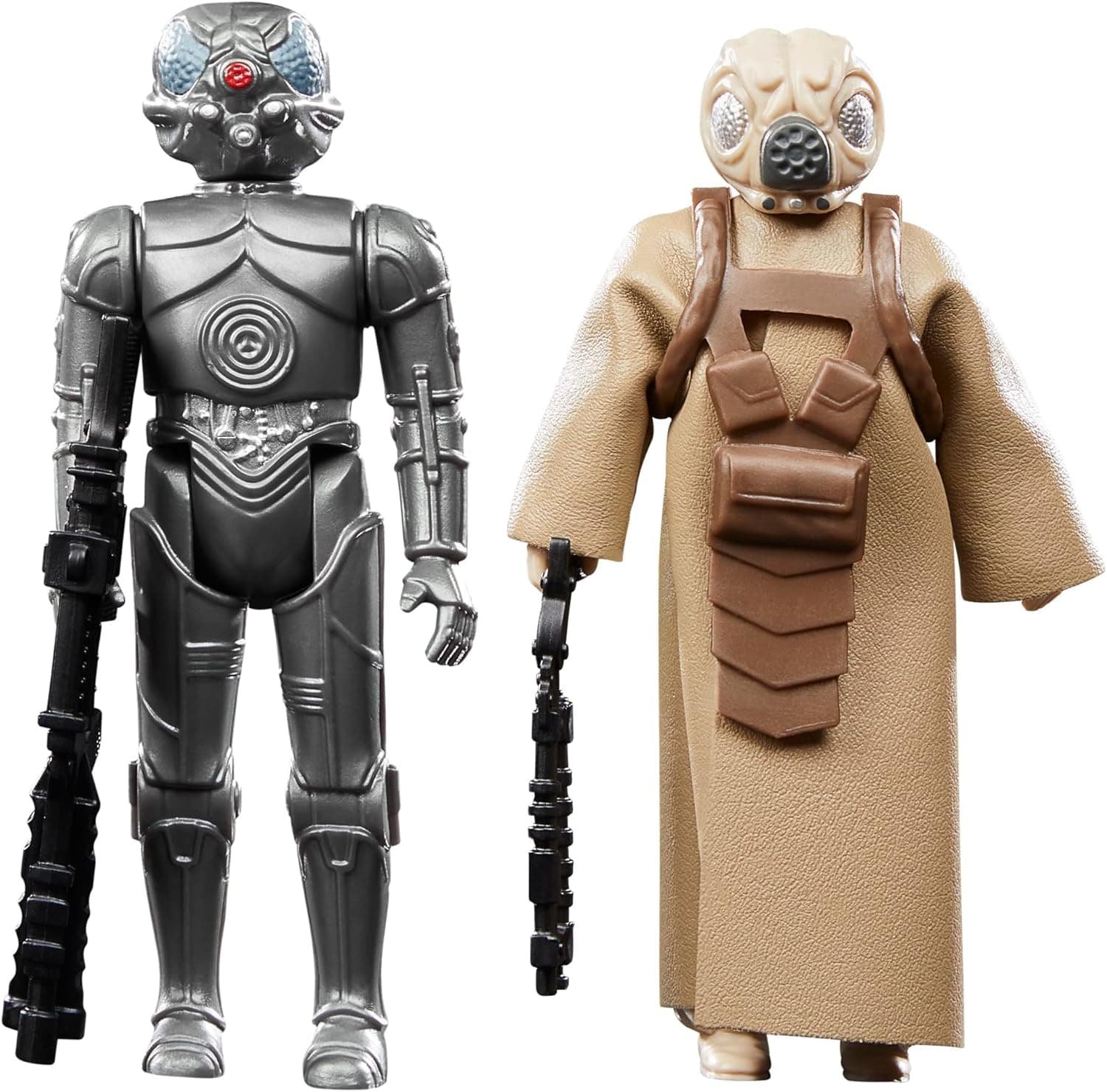 STAR WARS Retro Collection 4-LOM & Zuckuss, 2-Pack, The Empire Strikes Back 3.75-Inch Collectible Action Figures, Ages 4 and Up (Amazon Exclusive) (F6983)
