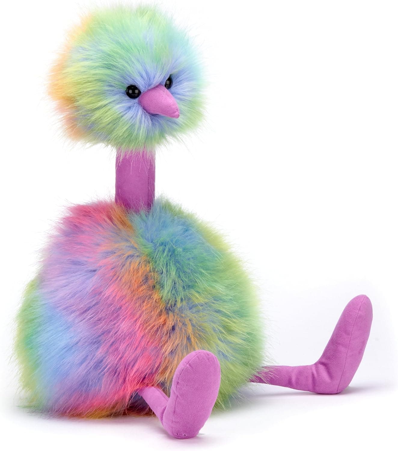 Jellycat Rainbow Pom Pom Stuffed Animal, Large, 21 inches
