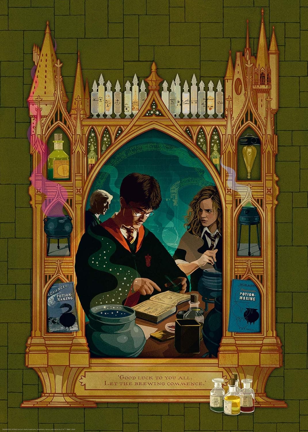 Ravensburger Harry Potter and The Half-Blood Prince 1000 Piece Jigsaw Puzzle for Adults - 16747 - Every Piece is Unique, Softclick Technology Means Pieces Fit Together Perfectly