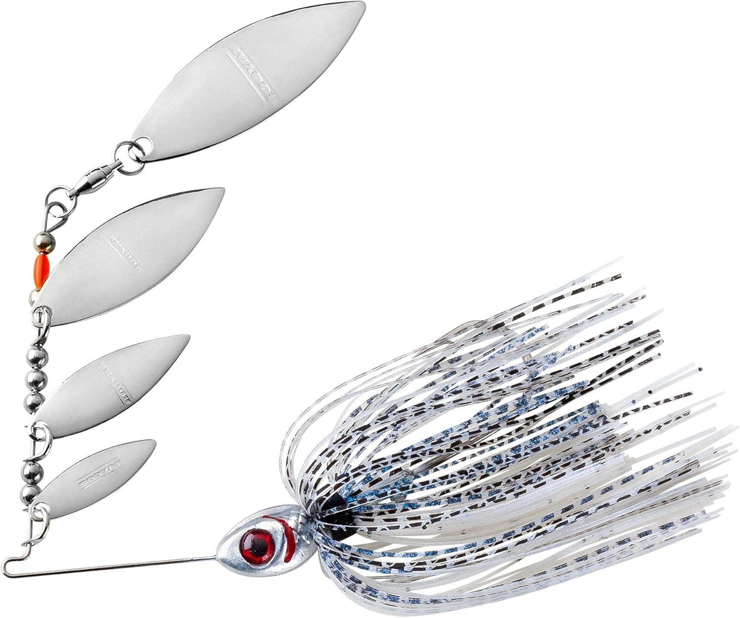 Booyah Shad Blade-Bait Fishing Lure, Pearl Shiner, Mini Shad (3/16 oz)