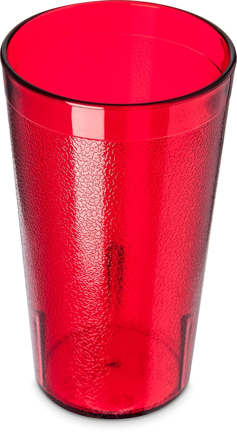 CFS 5212-8210 Stackable SAN Tumbler, 12 oz., Ruby (Pack of 6)