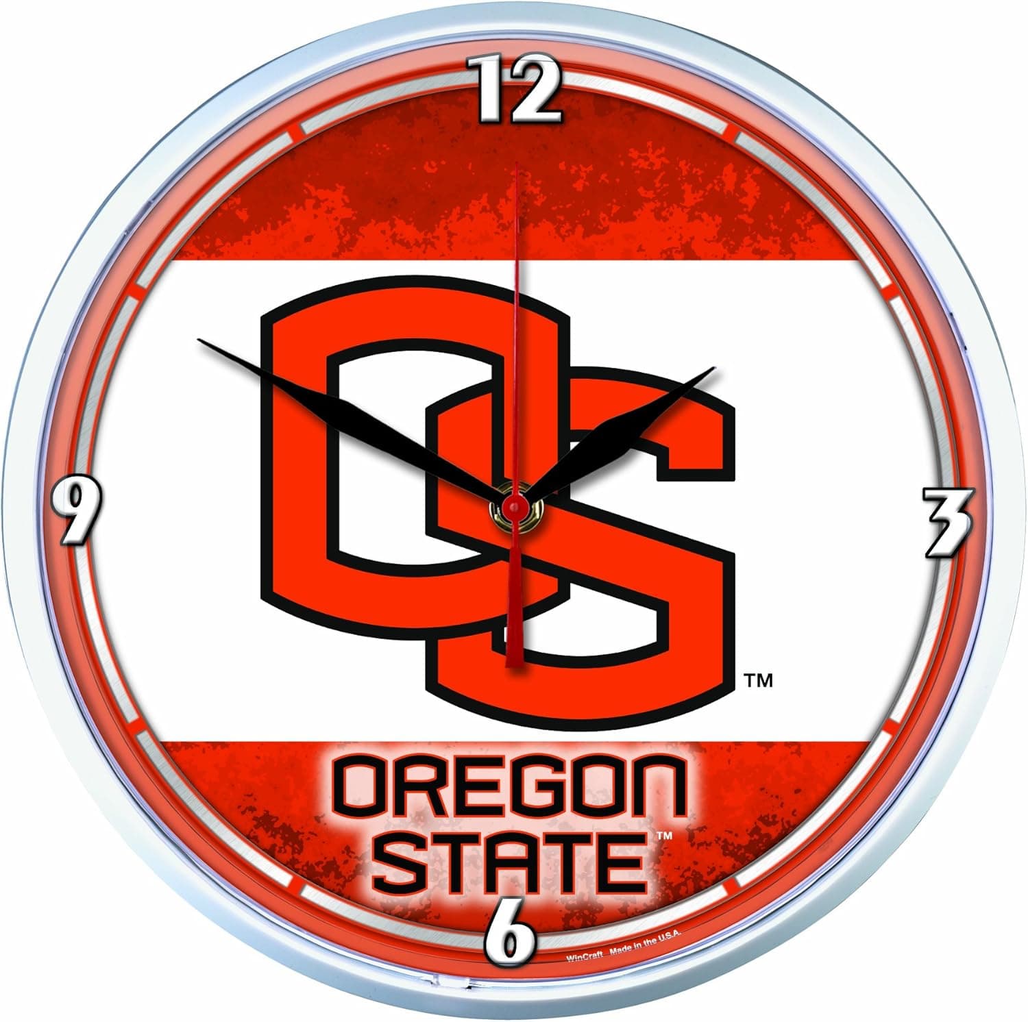 NCAA Oregon State Beavers Round Clock