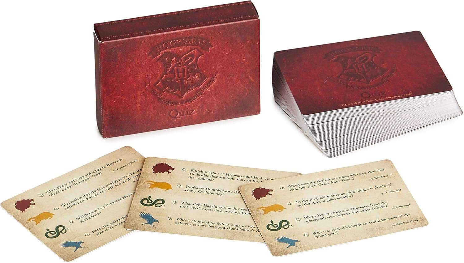 Paladone Hogwarts Trivia, 200 Harry Potter Questions, Officially Licensed, Black