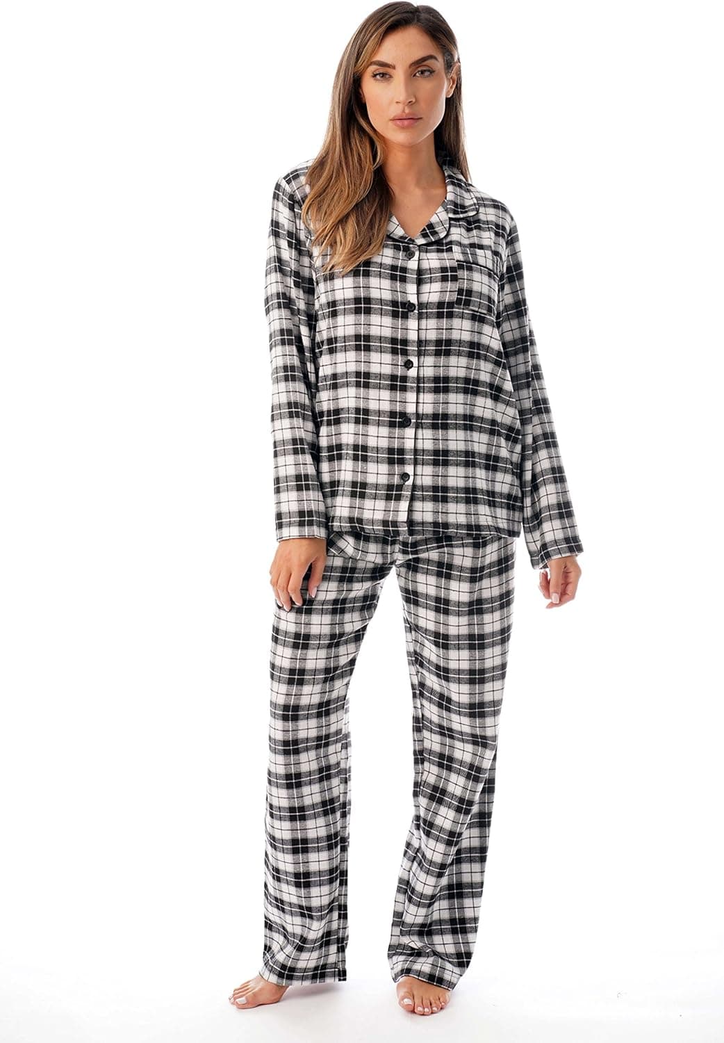 Just Love Long Sleeve Flannel Pajama Sets for Women