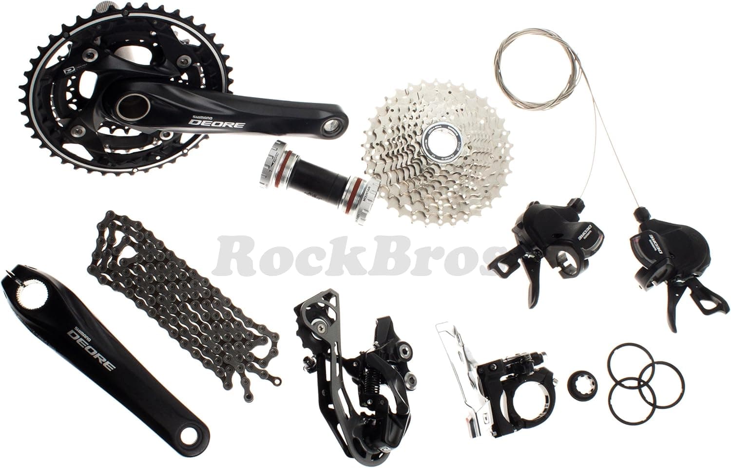 SHIMANO Deore M610 MTB Groupset Group Set 10 speeds 7pcs
