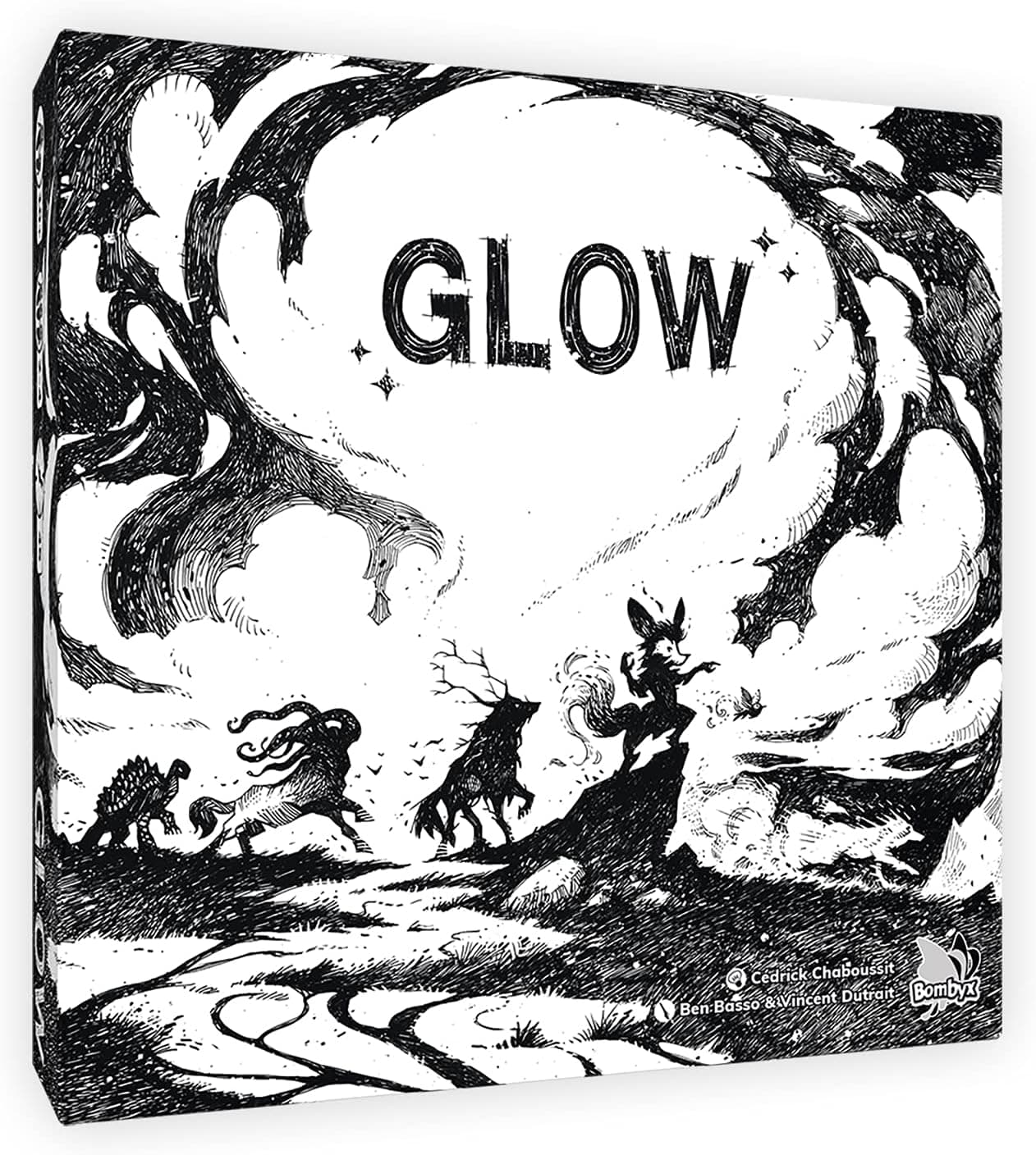 Bombyx Glow | A card-drafting, dice-rolling, and combinations game for 2-4 Players