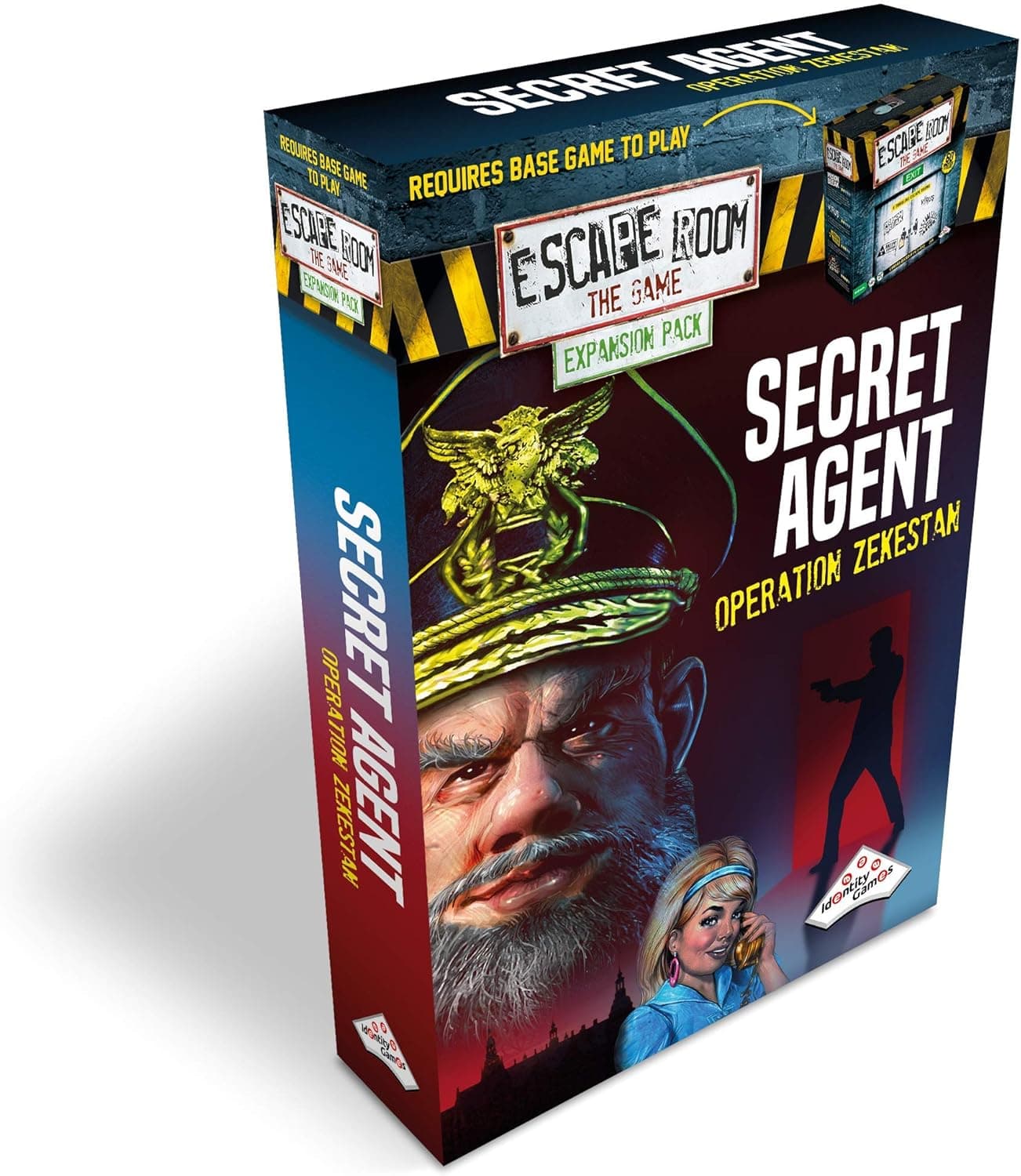 Escape Room The Game Expansion Pack – Secret Agent Operation Zekestan | Solve The Mystery Board Game for Adults and Teens (English Version)