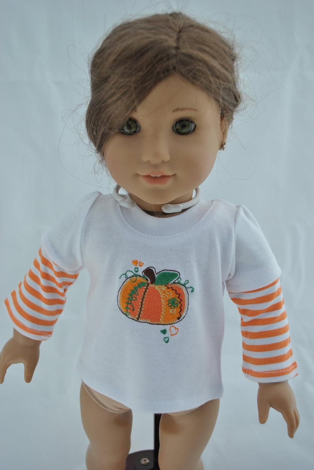 Unique Doll Clothing Pumpkin T-Shirt Baby-Doll-Accessories