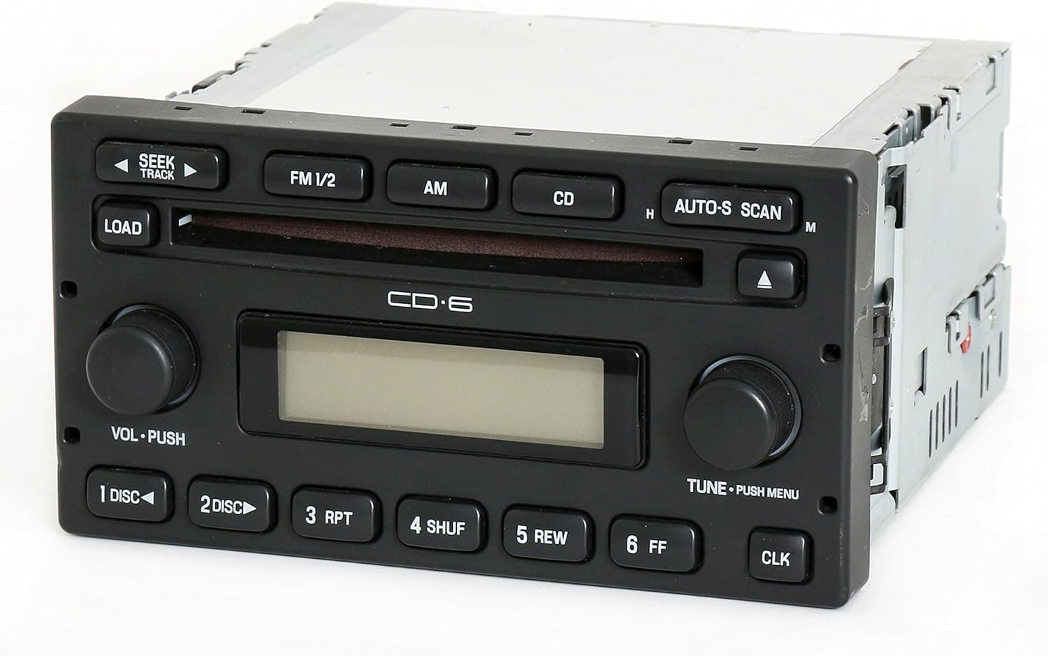 1 Factory Radio 638-01830-NOA AM/FM Radio 6 Disc CD Player AM/FM/CD Remanufactured Black OE Part Number: 5L8T-18C815-EC AM/FM Radio 6 Disc CD Player