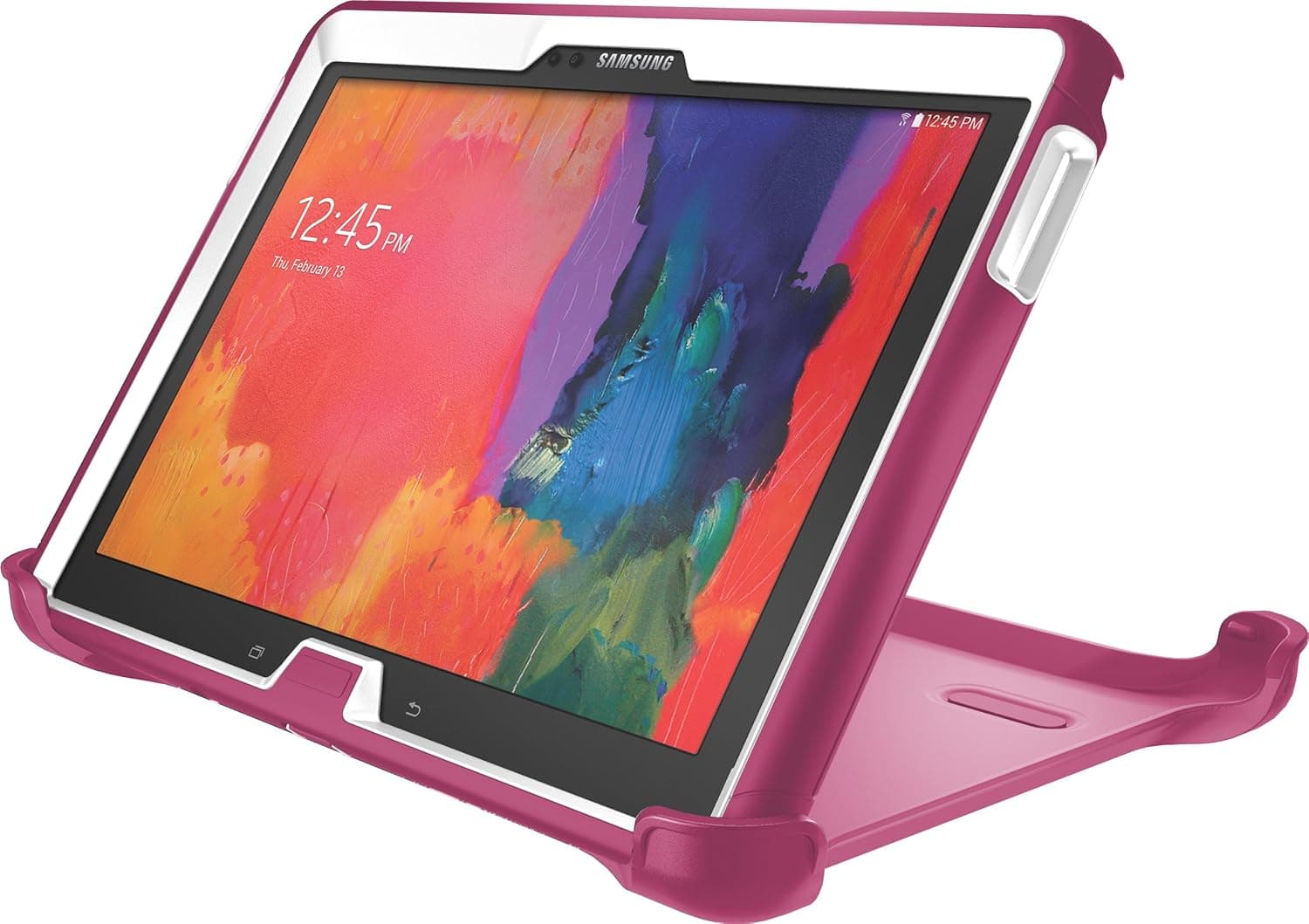 OTTERBOX DEFENDER SERIES for Samsung Galaxy Tab Pro (10.1) and Galaxy Note 10.1 2014 Edition Only (White/Peony Pink)