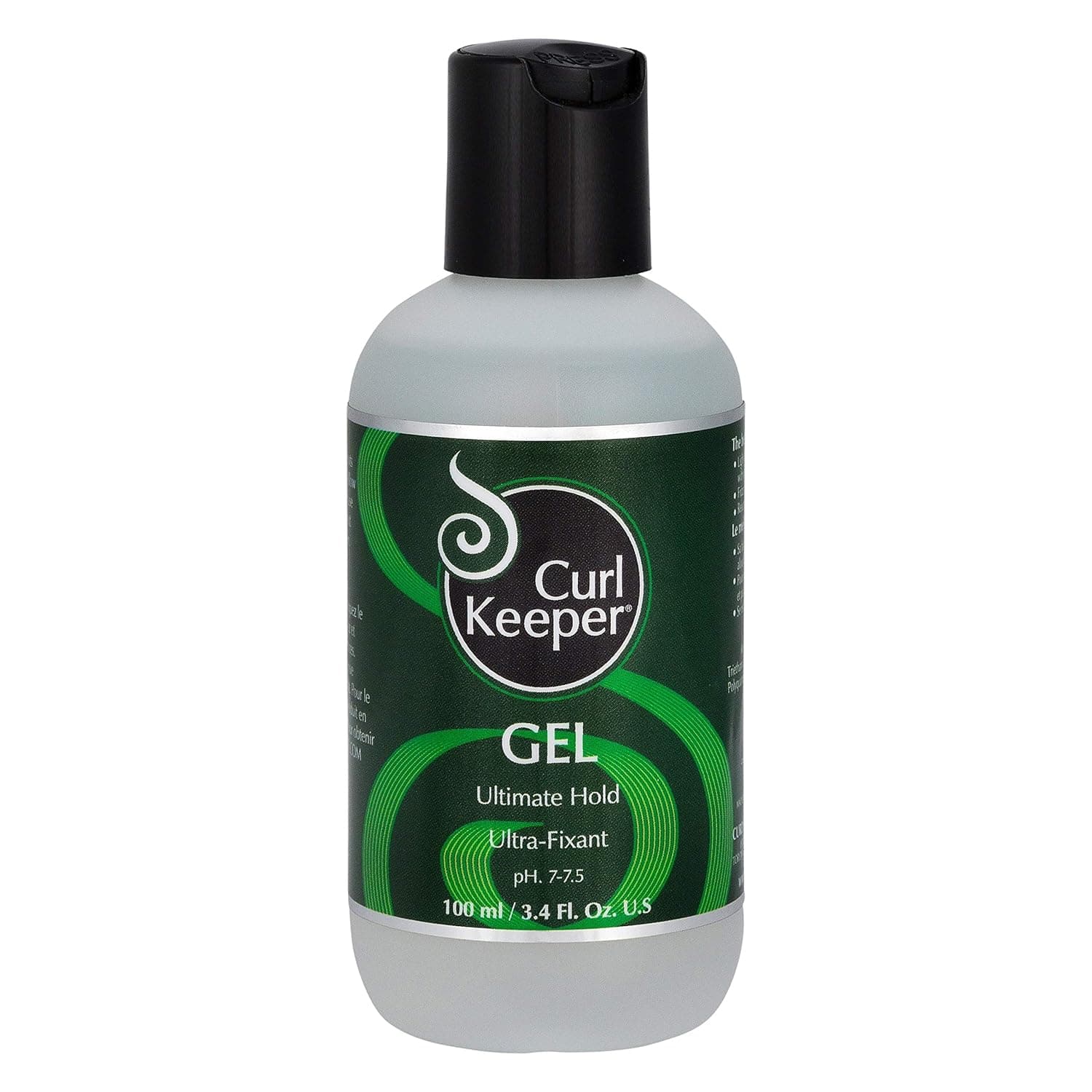 Curly Hair Solutions® Curl Keeper® Gel | 3.4oz/100ml | Ultimate Hold with Frizz Control