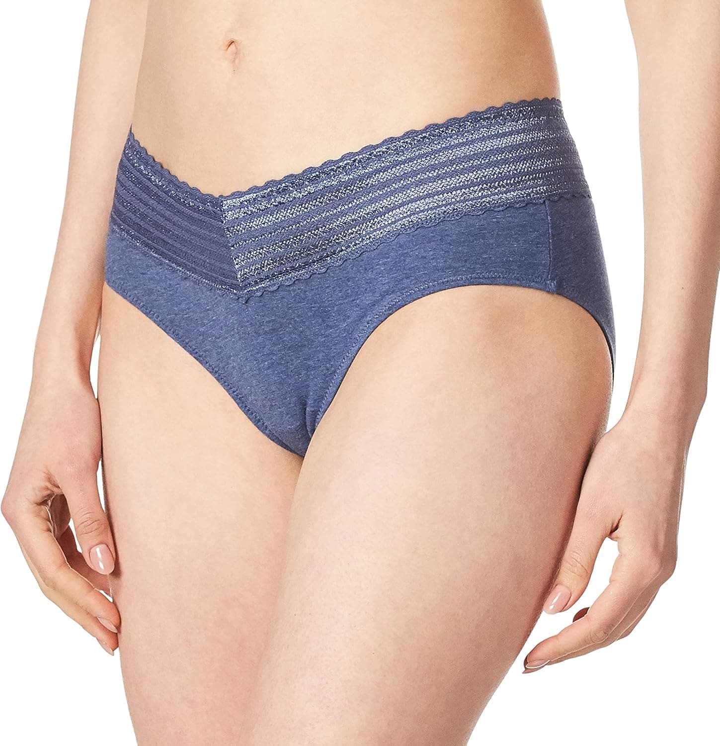 Warner's Women's No Pinching No Problems Cotton Lace Hipster Panty