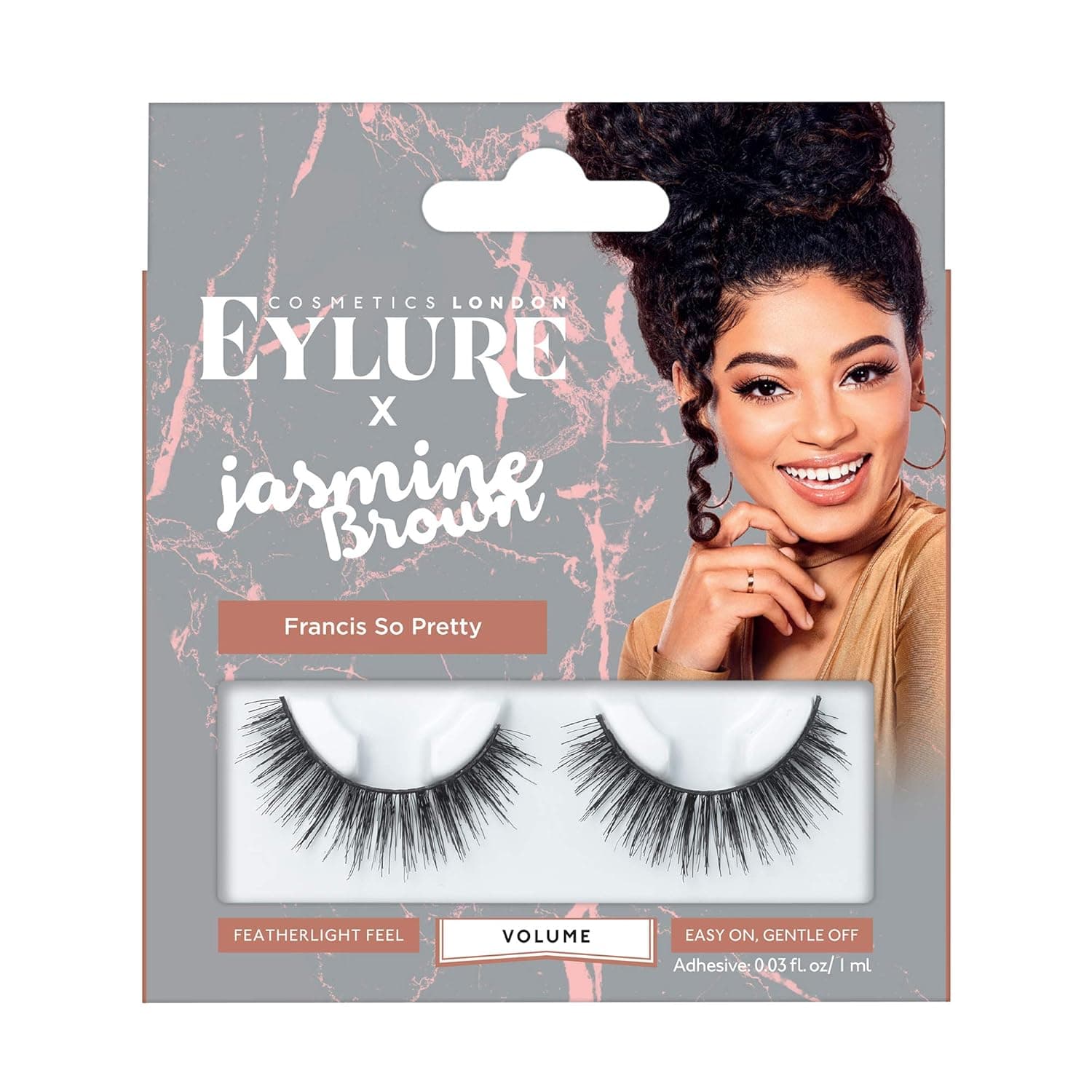 Eylure Jasmine Brown Lashes Francis So Pretty, 1 Count
