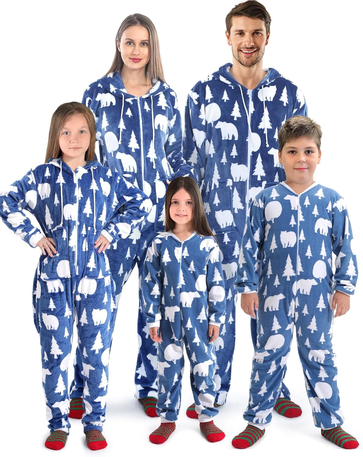 SUNNYBUY Christmas Family Onesies Matching Sets,Christmas Pajamas for Women,Men,Adult and Couples